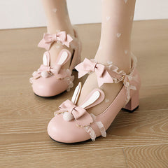 Bow Bunny Ear Shoes