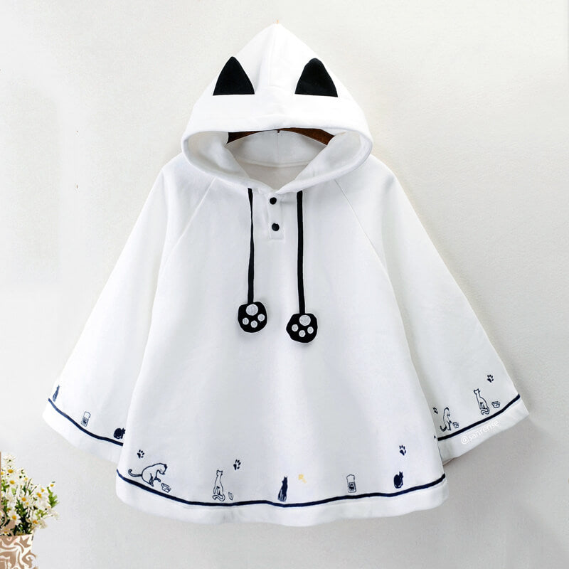 Cat Paw Cape Hoodie