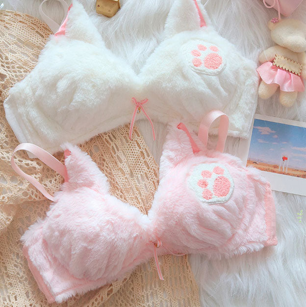 Cat Paw Plush Lingerie