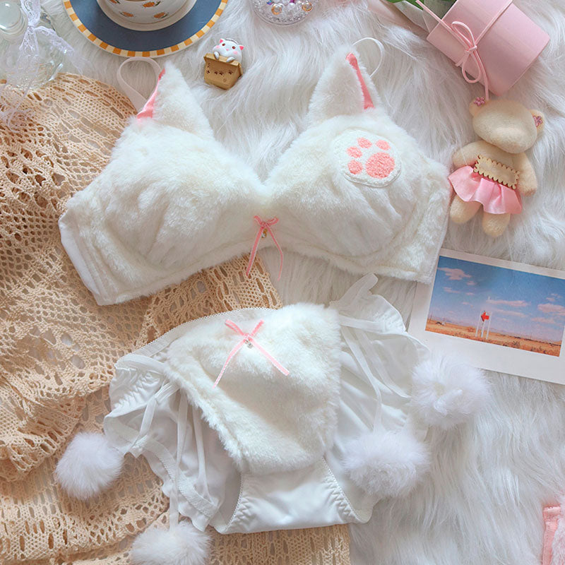 Cat Paw Plush Lingerie