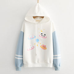 Cat Planet Rabbit Hoodie