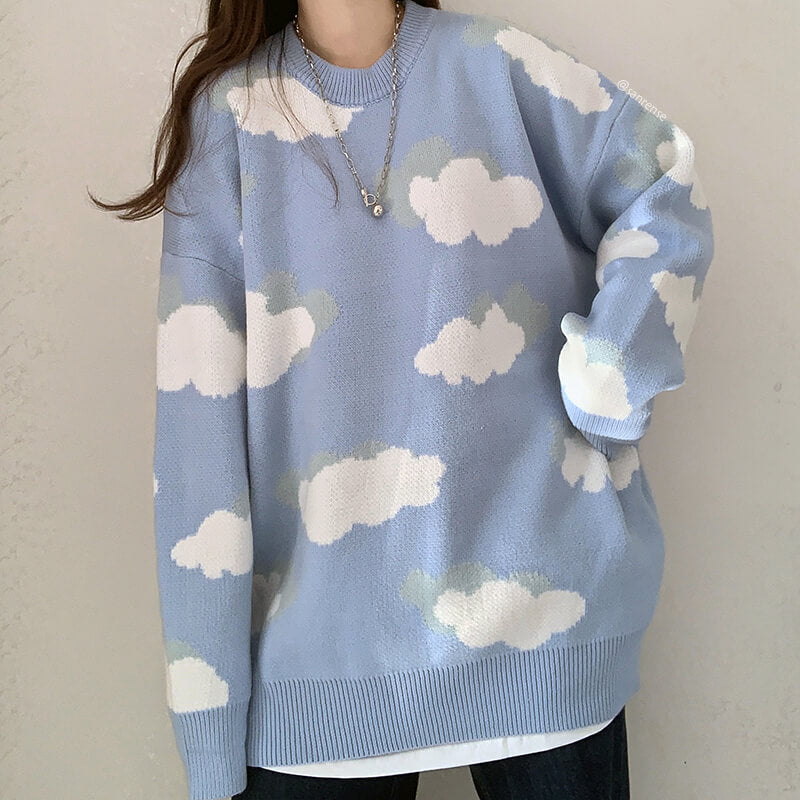 Cloud Knitted Pullover Sweater