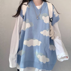 Cloud Knitted Pullover Sweater