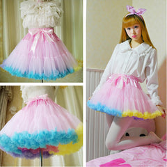 Cnady Rainbow Tutu Skirt