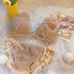 Cute Bear Plush Underwear Set