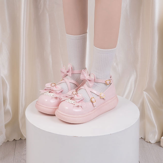 Cute Bow Lolita Shoes