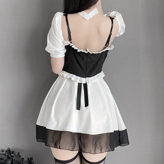 Cute Bow Maid Dress