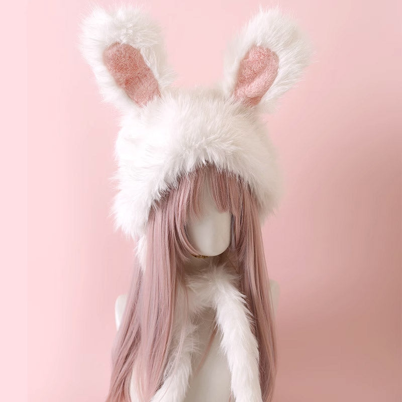 Cute Bunny Ears Warm Hat