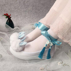 Cute Bunny Flower Shoes