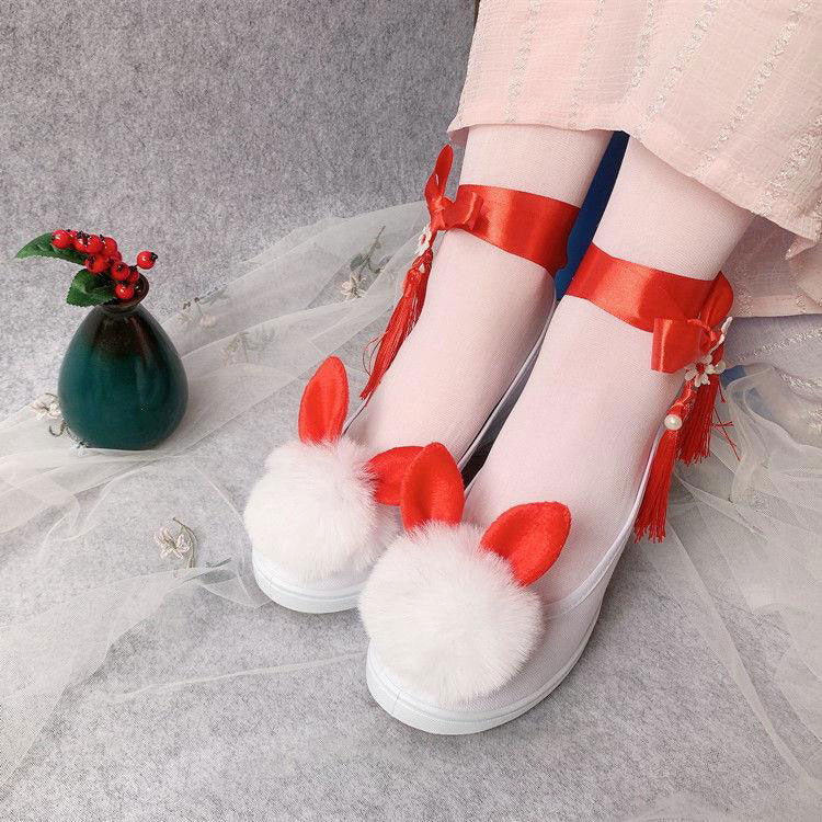 Cute Bunny Flower Shoes