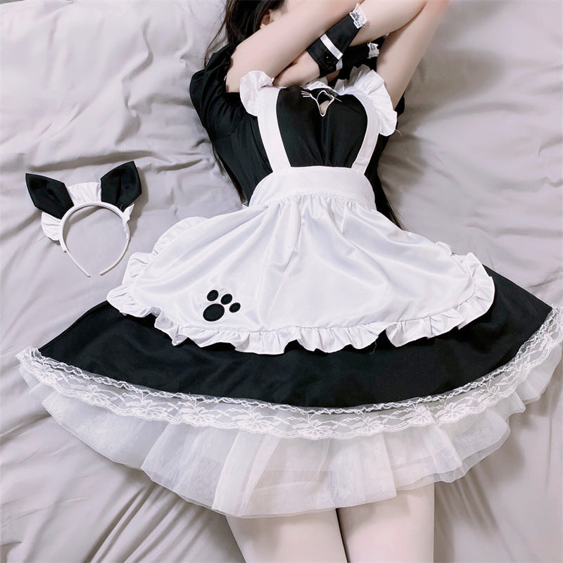 Cute Cat Bow Maid Dress