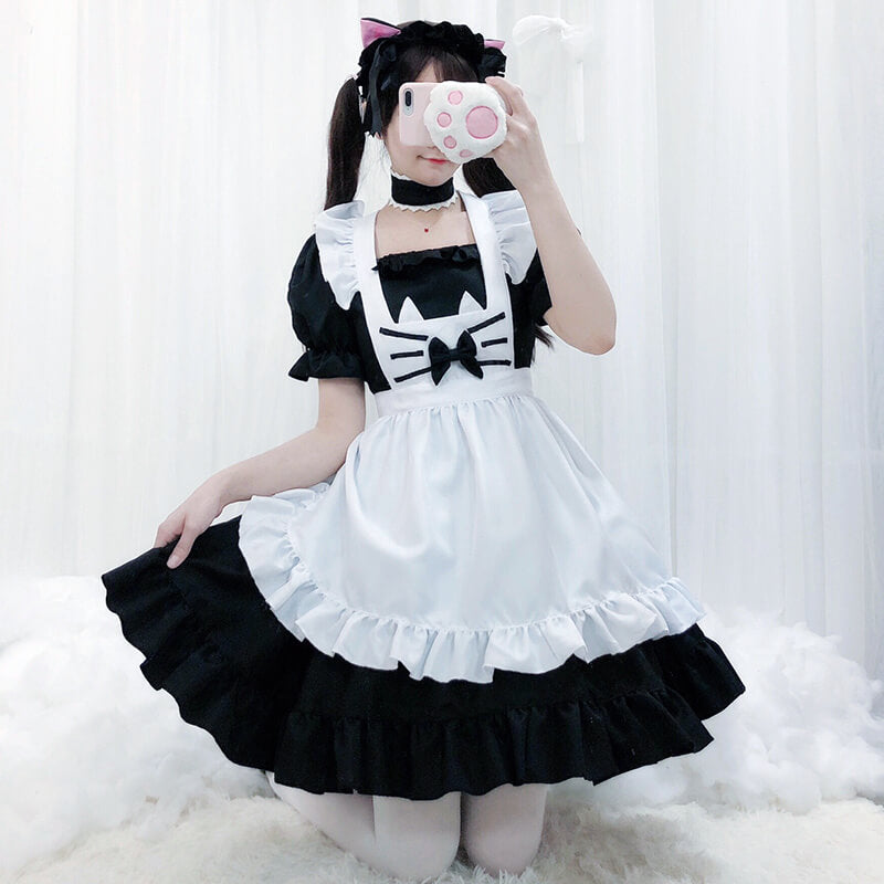 Cute Cat Maid Dress