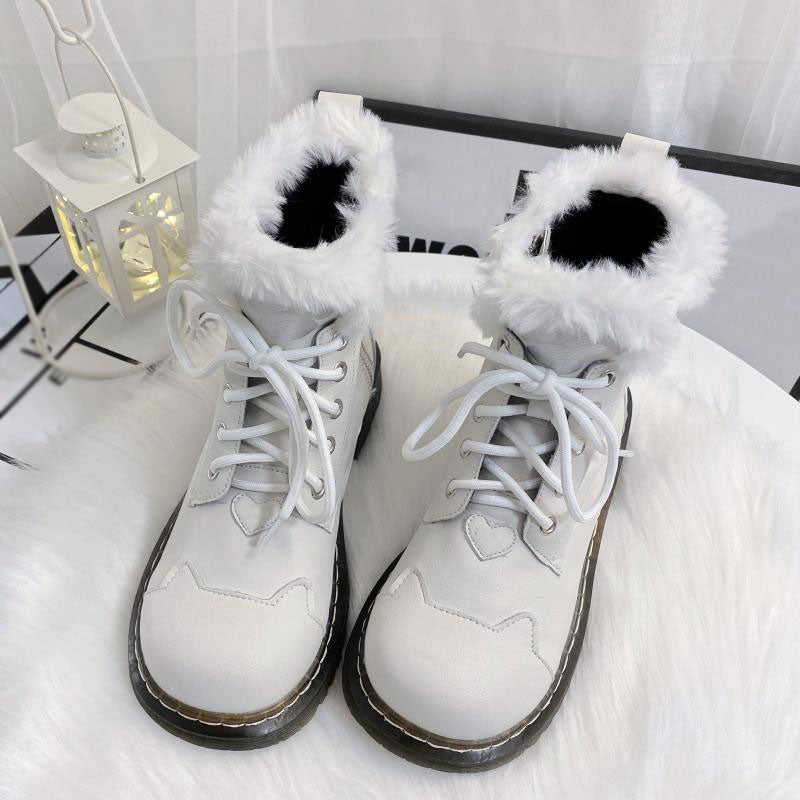 Cute Cat Paw Lolita Boots