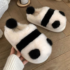 Cute Panda Plush Warm Shoes