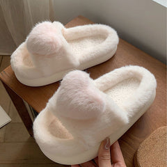 Cute Plush Cotton Slippers