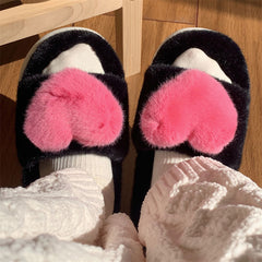 Cute Plush Cotton Slippers