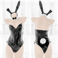 Cute Rabbit Black Lingerie