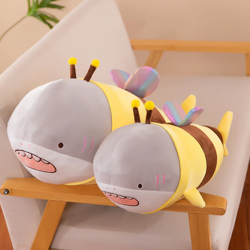 Kawaii Shark  Bee Pillow