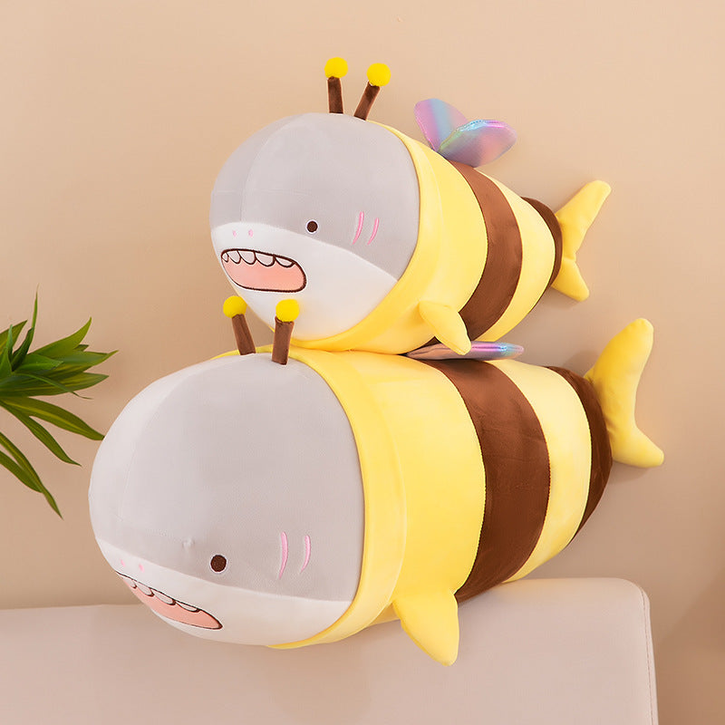 Kawaii Shark  Bee Pillow