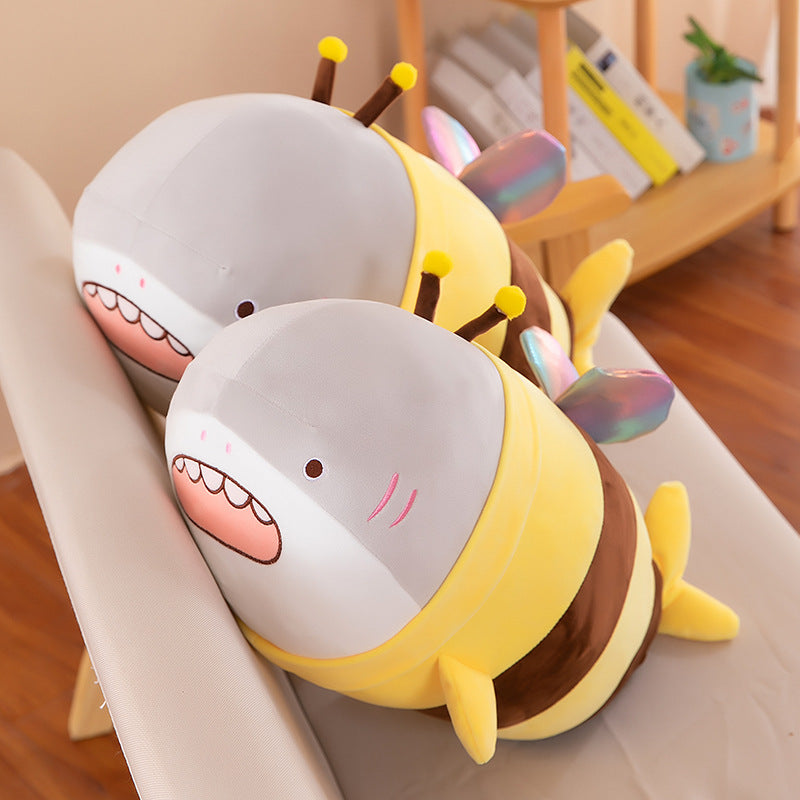 Kawaii Shark  Bee Pillow