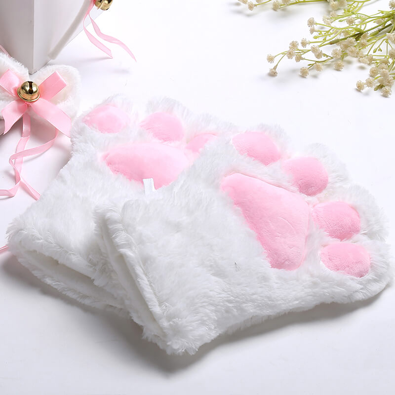 Cute Cosplay Cat Gloves Ear Set