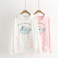 Cute Narwhal Hoodie