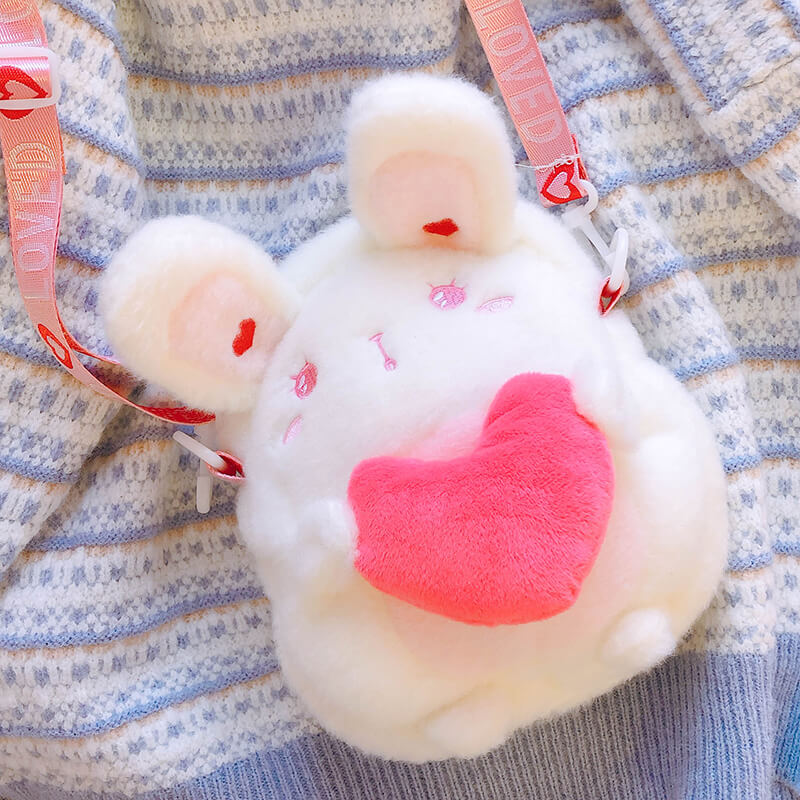 Cute Plush Love Rabbit Bag