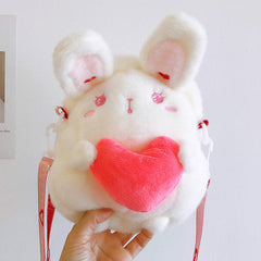 Cute Plush Love Rabbit Bag