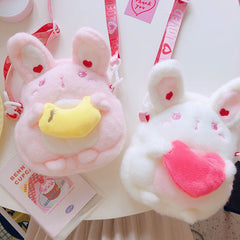 Cute Plush Love Rabbit Bag