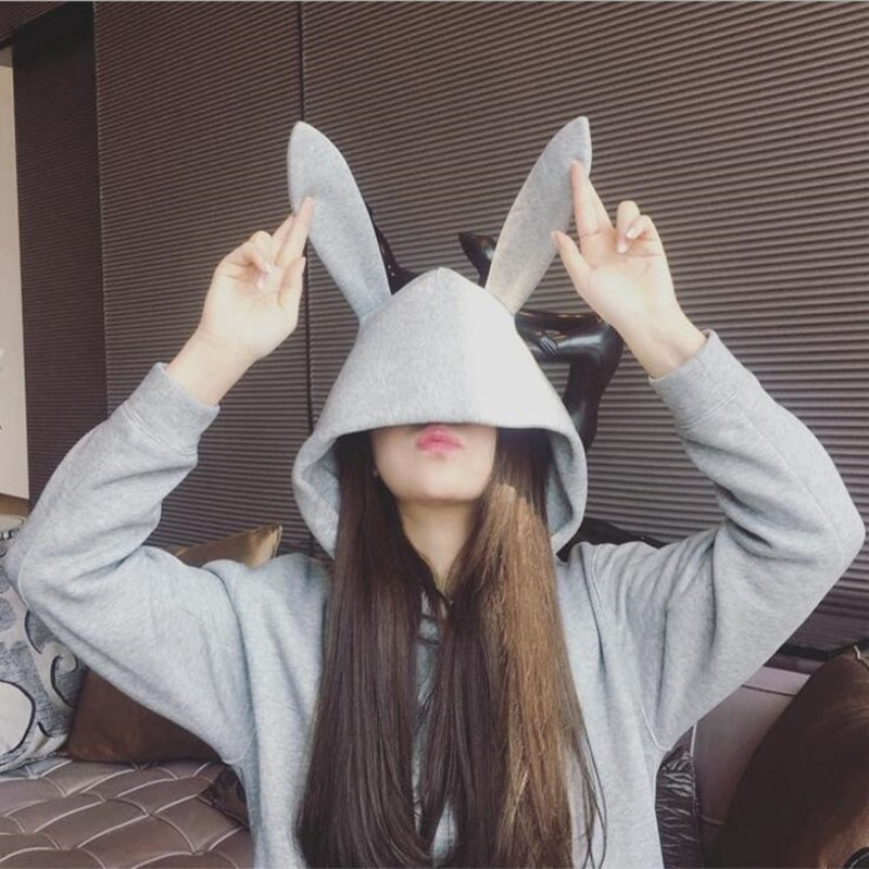 Cute Rabbit Ear Hoodie