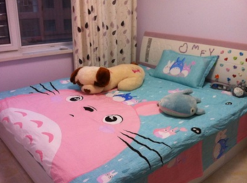 Cute Totoro Bed Sheet Set