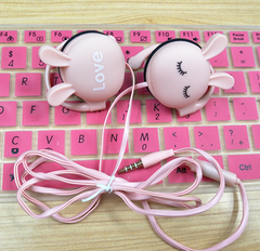 Cute kawaii bunny ear headset