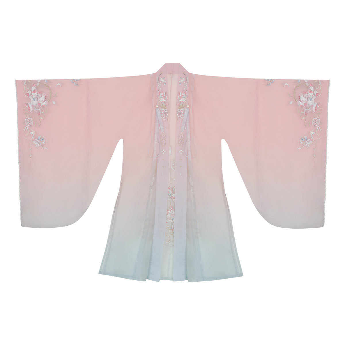 Embroidered Flower Hanfu Dress