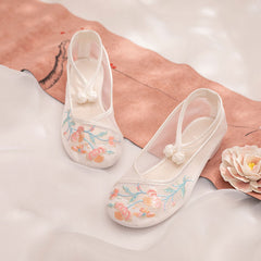 Flat Flower Shoes