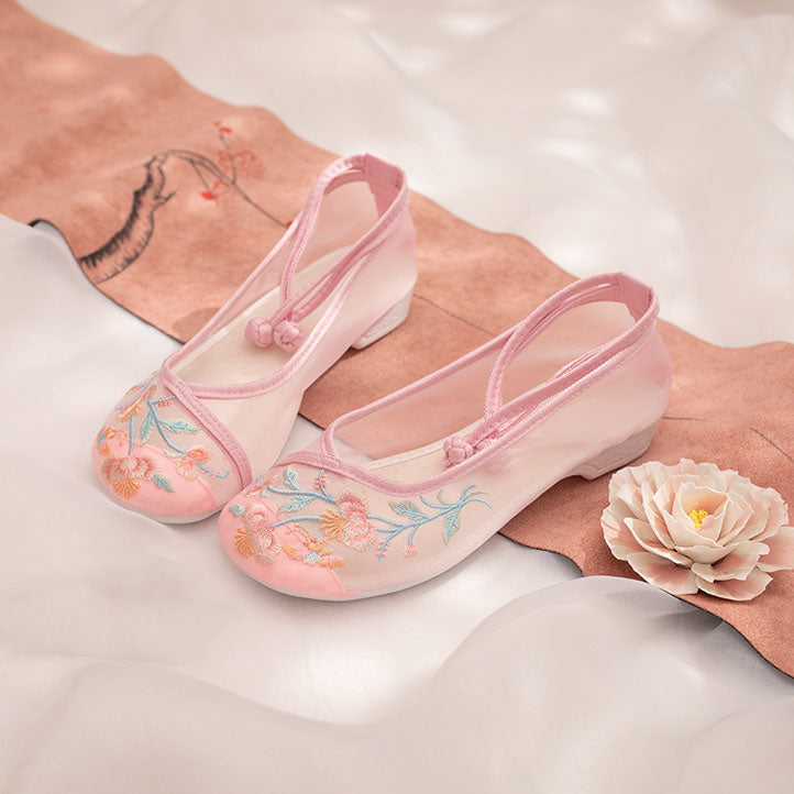 Flat Flower Shoes