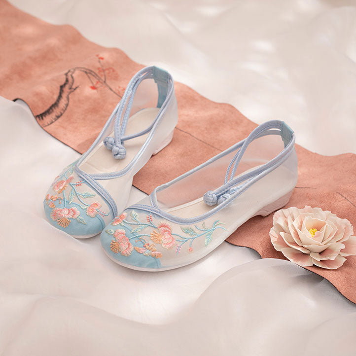 Flat Flower Shoes