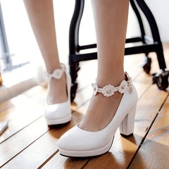 Floral Heels Shoes