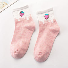 Fruit Strawberry Socks