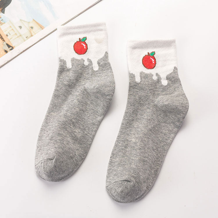 Fruit Strawberry Socks