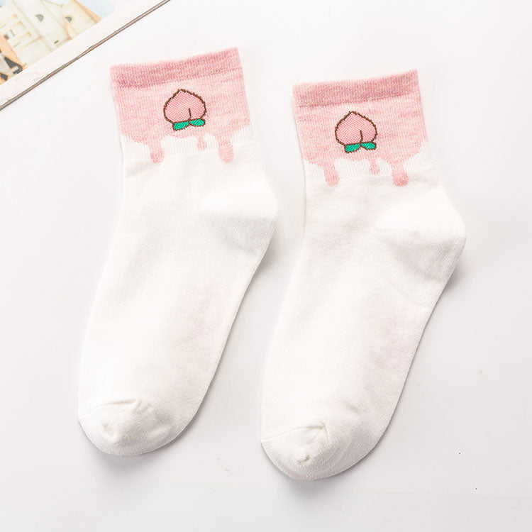 Fruit Strawberry Socks