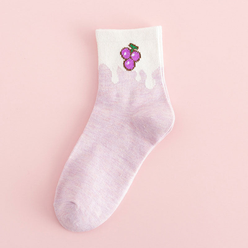 Fruit Strawberry Socks