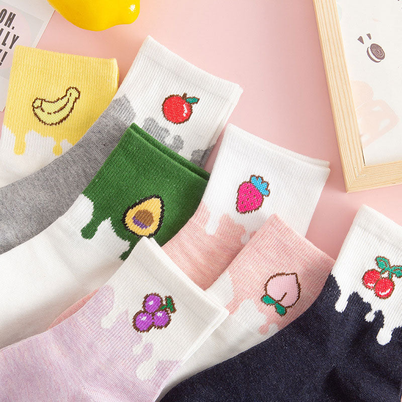 Fruit Strawberry Socks