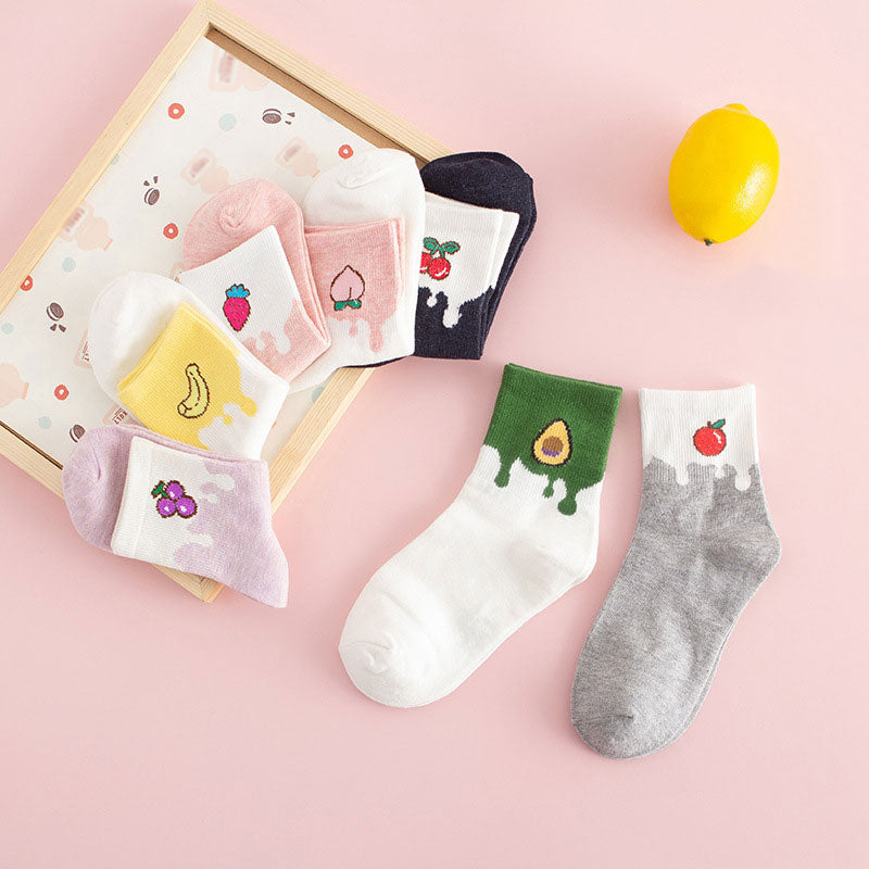 Fruit Strawberry Socks