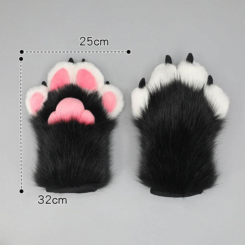 Fursuit Paws Fluffy Gloves