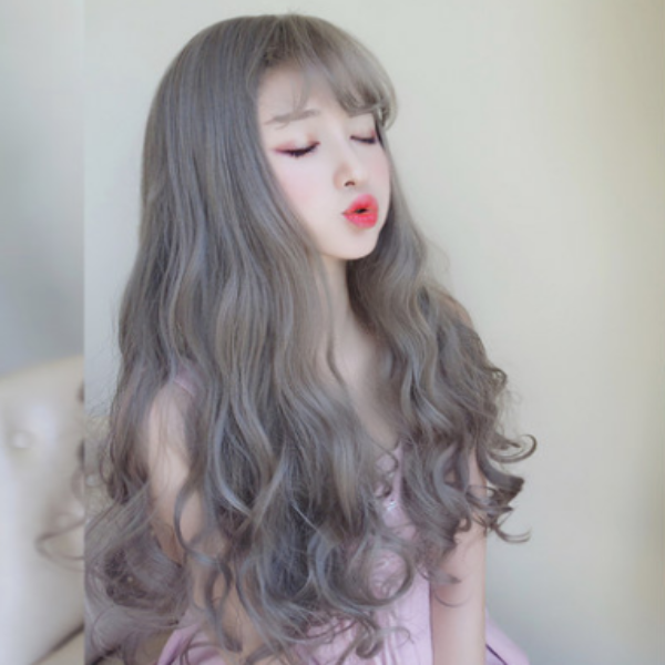 Grey Cosplay Curly Hair