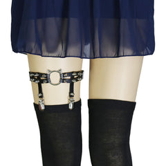 Cat Rivet Leg Garters