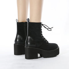 Gothic Punk Motorcycle Boots