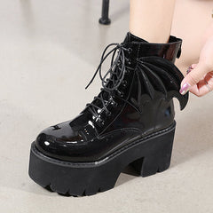 Wing Platform Boots