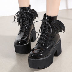 Wing Platform Boots