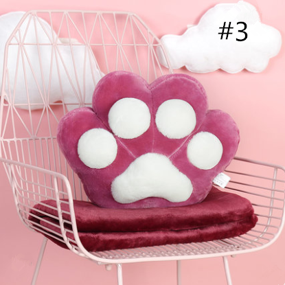 Cat Paw Pillow + Blanket